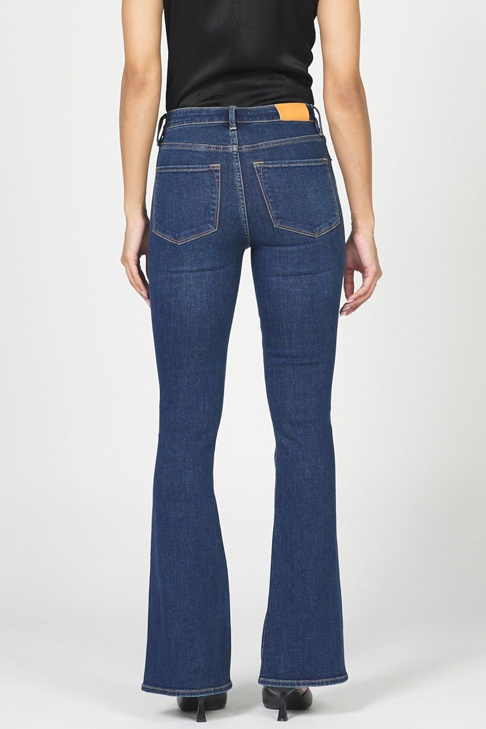 imageDEAR JOHN Jaxtyn Bootcut Jean Womens Mid Rise Denim Jeans Comfort StretchBodmin