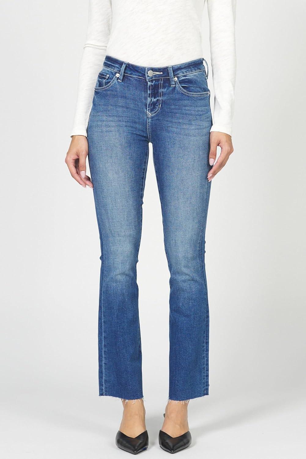 imageDEAR JOHN Jaxtyn Bootcut Jean Womens Mid Rise Denim Jeans Comfort StretchCrewe