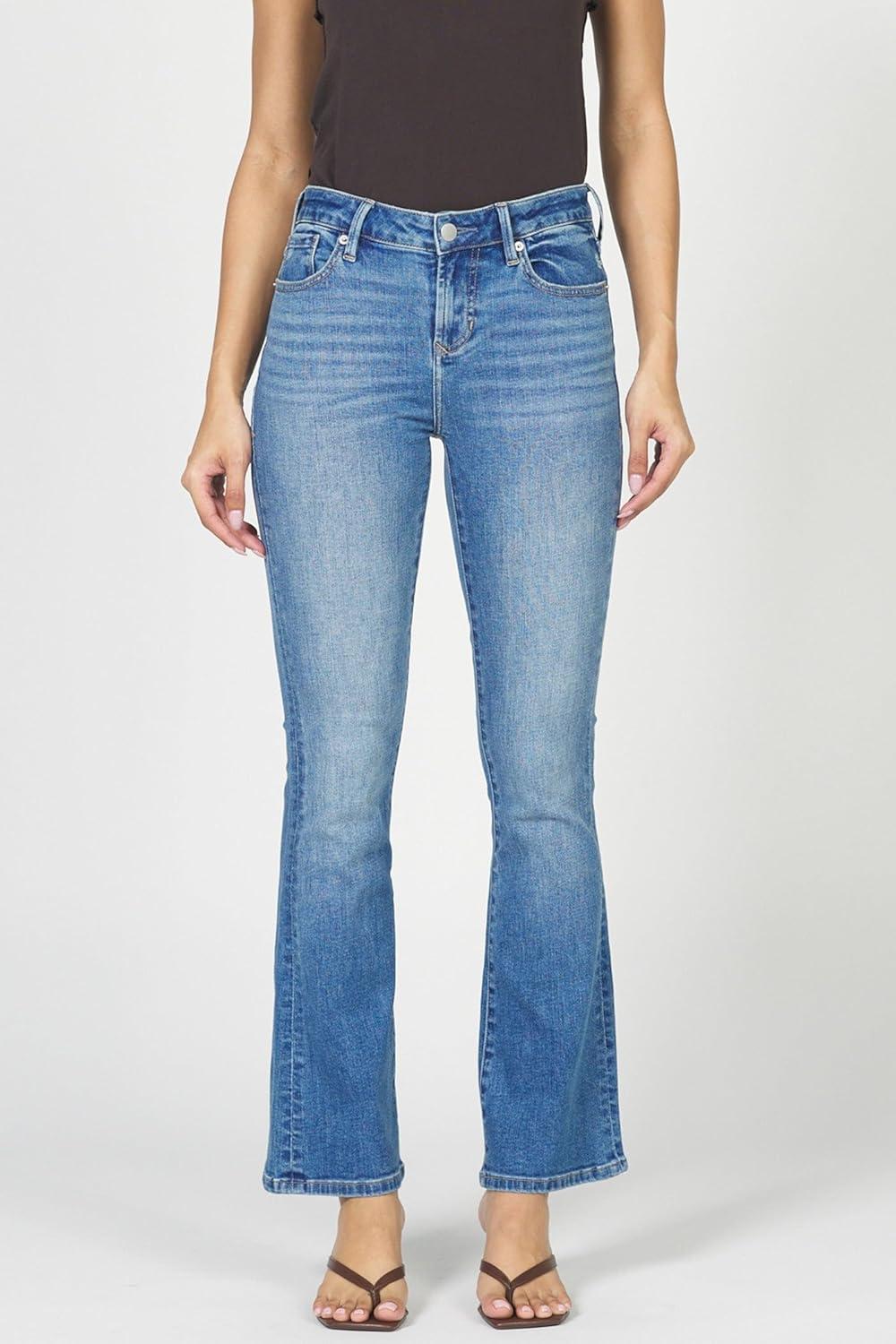 imageDEAR JOHN Jaxtyn Bootcut Jean Womens Mid Rise Denim Jeans Comfort StretchLondon