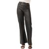 imageDEAR JOHN Fiona Womens Pants Wide Leg High RiseSmoked Charcoal Vegan Leather