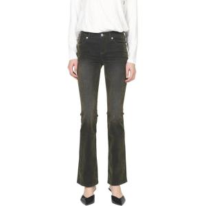 imageDEAR JOHN Jaxtyn Bootcut Jean Womens Mid Rise Denim Jeans Comfort StretchOlive