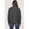 imageDEAR JOHN Adrianna Shirt Long Sleeve Oversized Button Up Polished Silhouette  Ash Tencel  Small