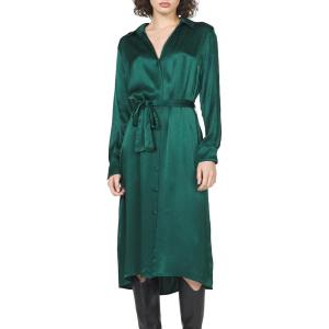 imageDEAR JOHN Galina Shirt Womens Long Sleeve ButtonUp Embroidered Blouse Relaxed Fit Versatile Layering TopRainforest