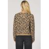 imageDEAR JOHN Amina Cardigan Sweater Long Sleeve Jacquard Button Front Classic Fit  Leopard  XLarge