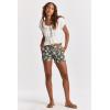imageDEAR JOHN Hampton Casual Shorts Womens Low Rise Cuffed Hem Stretch Twill Shorts Tailored Trouser FitMusk Mellow
