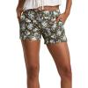 imageDEAR JOHN Hampton Casual Shorts Womens Low Rise Cuffed Hem Stretch Twill Shorts Tailored Trouser FitMusk Mellow