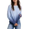 imageDEAR JOHN Womens Sydney Ombre Wash SweaterEternal Blue