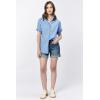 imageDEAR JOHN Benning Womens Novelty ShirtAzure Blue