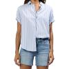 imageDEAR JOHN Benning Womens Novelty ShirtSkyway Stripe