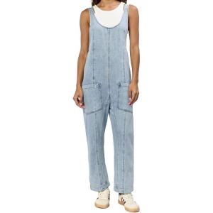 imageDEAR JOHN Julie Denim Womens JumpsuitOcean
