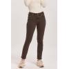 imageDEAR JOHN Blaire Straight Leg Jean Womens Mid Rise Slim Fit DenimMocha Brown