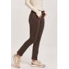 imageDEAR JOHN Blaire Straight Leg Jean Womens Mid Rise Slim Fit DenimMocha Brown