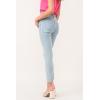 imageDEAR JOHN Blaire Straight Leg Jean Womens Mid Rise Slim Fit DenimSky