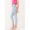 imageDEAR JOHN Blaire Straight Leg Jean Womens Mid Rise Slim Fit DenimSky
