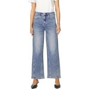 imageDEAR JOHN Tommy Straight Leg Jean Womens High Rise Clean Hem DenimLomond