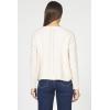 imageDEAR JOHN Ayat Crew Neck Sweater Womens Oversized Long Sleeve Knit PulloverPearl Cream