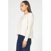 imageDEAR JOHN Ayat Crew Neck Sweater Womens Oversized Long Sleeve Knit PulloverPearl Cream