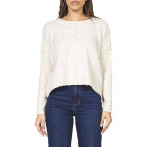 imageDEAR JOHN Ayat Crew Neck Sweater Womens Oversized Long Sleeve Knit PulloverPearl Cream