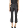 imageDEAR JOHN Anika Straight Leg Jean Mid High Rise Clean Hem Cropped Inseam Stretch DenimBlack