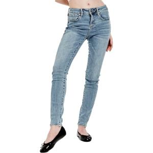 imageDEAR JOHN Joyrich Skinny Jeans Womens Mid Rise Ankle Comfort Stretch Distressed Knee Fitted DenimFiji