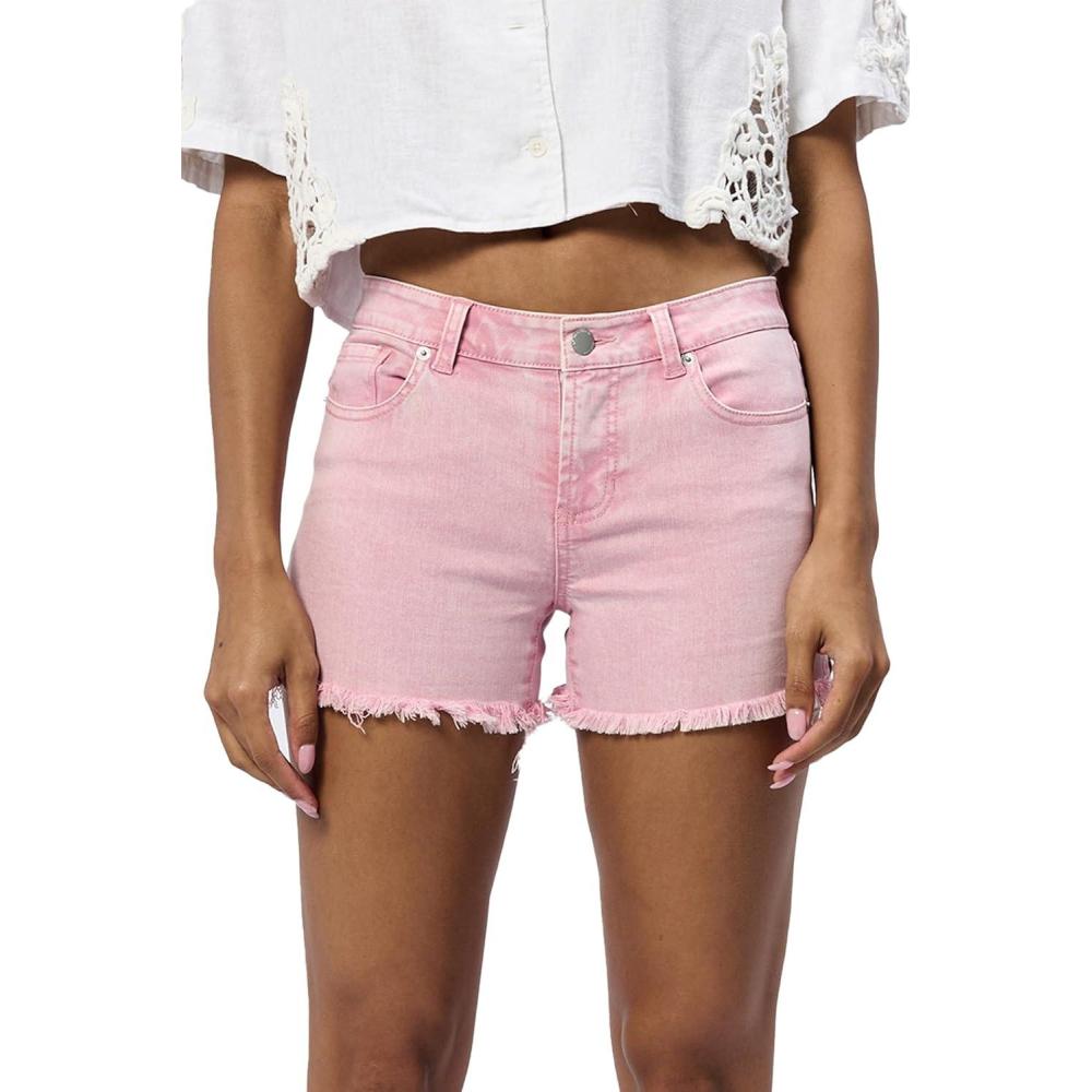 imageDEAR JOHN Gigi Womens Casual Shorts MidRise Summer Classic Comfort Fit Dressy Classy Lounge Wear ShortSepia Rose