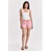imageDEAR JOHN Gigi Womens Casual Shorts MidRise Summer Classic Comfort Fit Dressy Classy Lounge Wear ShortViva Magenta