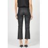 imageDEAR JOHN Anika Straight Leg Jean High Rise Clean Hem Cropped Inseam Stretch DenimBlack