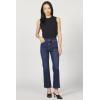 imageDEAR JOHN Anika Straight Leg Jean High Rise Clean Hem Cropped Inseam Stretch DenimMoonlight