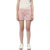imageDEAR JOHN Hampton Shorts Womens Low Rise Trouser Leg Cuffed Hem Stretch Twill ShortSepia Rose