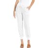 imageDEAR JOHN Womens Cropped Jogger PantsWhite