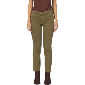 imageDEAR JOHN Jeanne Flared Leg Jeans MidRise Cropped Inseam MidWaisted Comfort Stretch DenimOlive Branch