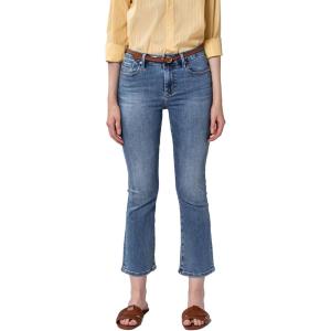 imageDEAR JOHN Jeanne Flared Leg Jeans MidRise Cropped Inseam MidWaisted Comfort Stretch DenimTekapo