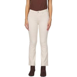 imageDEAR JOHN Jeanne Flared Leg Jeans MidRise Cropped Inseam MidWaisted Comfort Stretch DenimWhitecap Gray