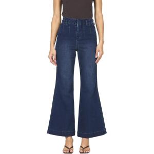 imageDEAR JOHN Audrey Wide Leg Jeans Womens High Rise Clean Hem Full Inseam DenimMega Vibe