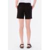 image:imageDEAR JOHN South Hampton Denim Shorts Womens Mid Rise Rolled Hem Classic Fit Jean ShortBlack