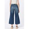 image:imageDEAR JOHN Audrey Wide Leg Jeans Women s High Rise Cropped Color Denim Comfort Stretch Clean HemMeeru