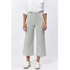 image:imageDEAR JOHN Audrey Wide Leg Jeans Women s High Rise Cropped Color Denim Comfort Stretch Clean HemRailroad Grey
