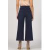 image:imageDEAR JOHN Audrey Wide Leg Jeans Women s High Rise Cropped Color Denim Comfort Stretch Clean HemRoselle