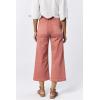 image:imageDEAR JOHN Audrey Wide Leg Jeans Women s High Rise Cropped Color Denim Comfort Stretch Clean HemTerracotta