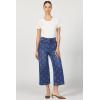 image:imageDEAR JOHN Audrey Wide Leg Jeans Women s High Rise Cropped Color Denim Comfort Stretch Clean HemTulip Crest