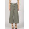 image:imageDEAR JOHN Audrey Wide Leg Jeans Women s High Rise Cropped Color Denim Comfort Stretch Clean HemVetiver