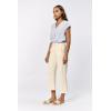 image:imageDEAR JOHN Audrey Wide Leg Jeans Women s High Rise Cropped Color Denim Comfort Stretch Clean HemWheat