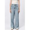 image:imageDEAR JOHN Audrey Wide Leg Jeans Women s High Rise Cropped Color Denim Comfort Stretch Clean HemZurie