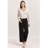 image:imageDEAR JOHN Audrey Womens Wide Leg Pants High RiseBlack Corduroy