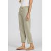 image:imageDEAR JOHN Everett High Rise Tapered Leg Jeans for Women Cuffed Hem Cropped LengthAbbey Stone