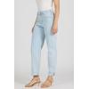 image:imageDEAR JOHN Everett High Rise Tapered Leg Jeans for Women Cuffed Hem Cropped LengthBubble Bath