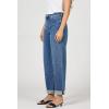 image:imageDEAR JOHN Everett High Rise Tapered Leg Jeans for Women Cuffed Hem Cropped LengthOcean Bath
