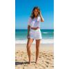 image:imageDEAR JOHN Hampton Low Rise Cuffed Hem Shorts for WomenOptic White