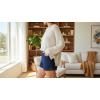 image:imageDEAR JOHN Hampton Low Rise Cuffed Hem Shorts for WomenZodiac