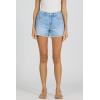 image:imageDEAR JOHN Ivy Womens Shorts Classic HighRise Casual Trendy Raw Edge Hem Dressy Trendy Lounge Wear ShortCalm Waters